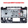 Palmrest with keyboard for ASUS G771 N551ZU G552 G552V G552VW G552VX FZ50JX GL752VW GL742VW Silver Greek version (Ref. 40422GRPALMREST)
