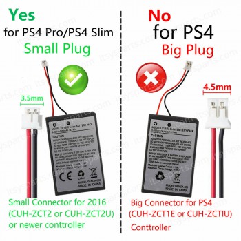 Battery Pack for Sony Playstation 4 PS4 Pro & Slim DualShock Controller + Cable ( SKU.1-BAT0341 )
