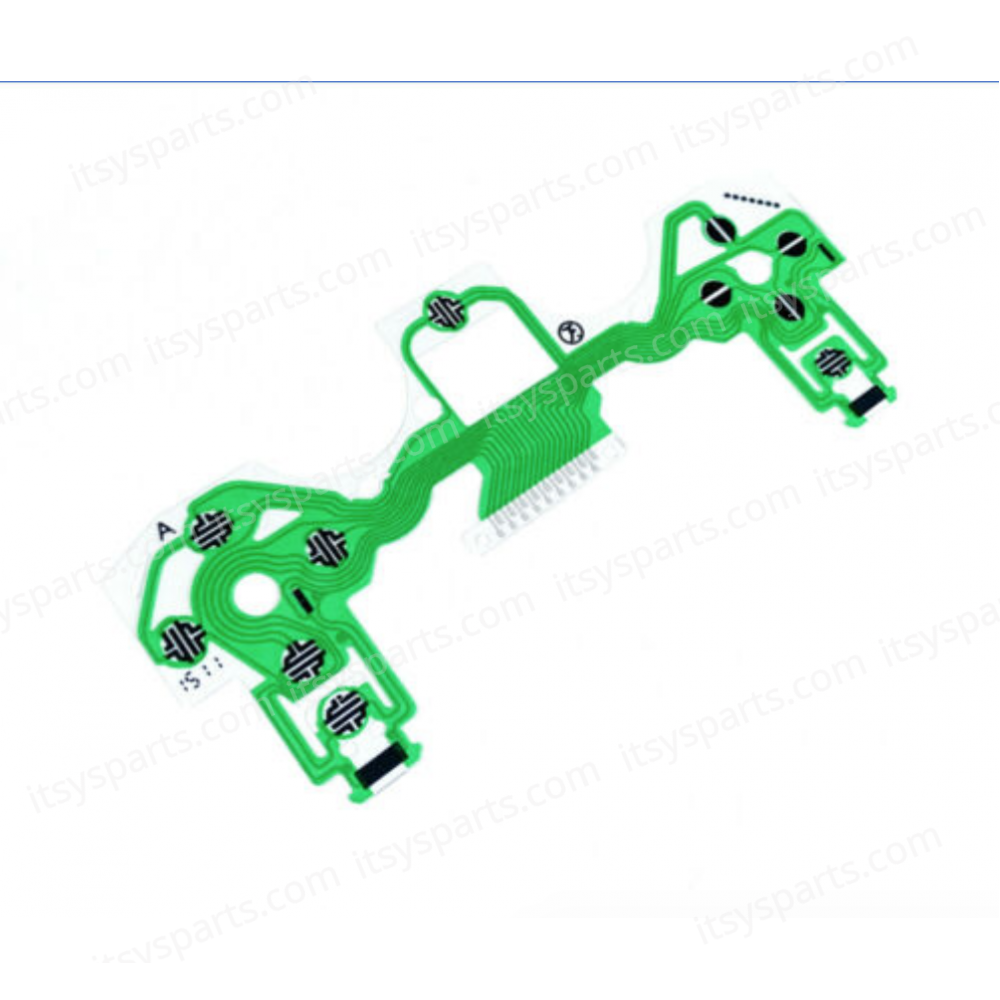 PS4 Controller Conductive Film Circuit Ribbon JDS-001 PlayStation 4 Flex Cable OEM (Ref.1-GAME002)