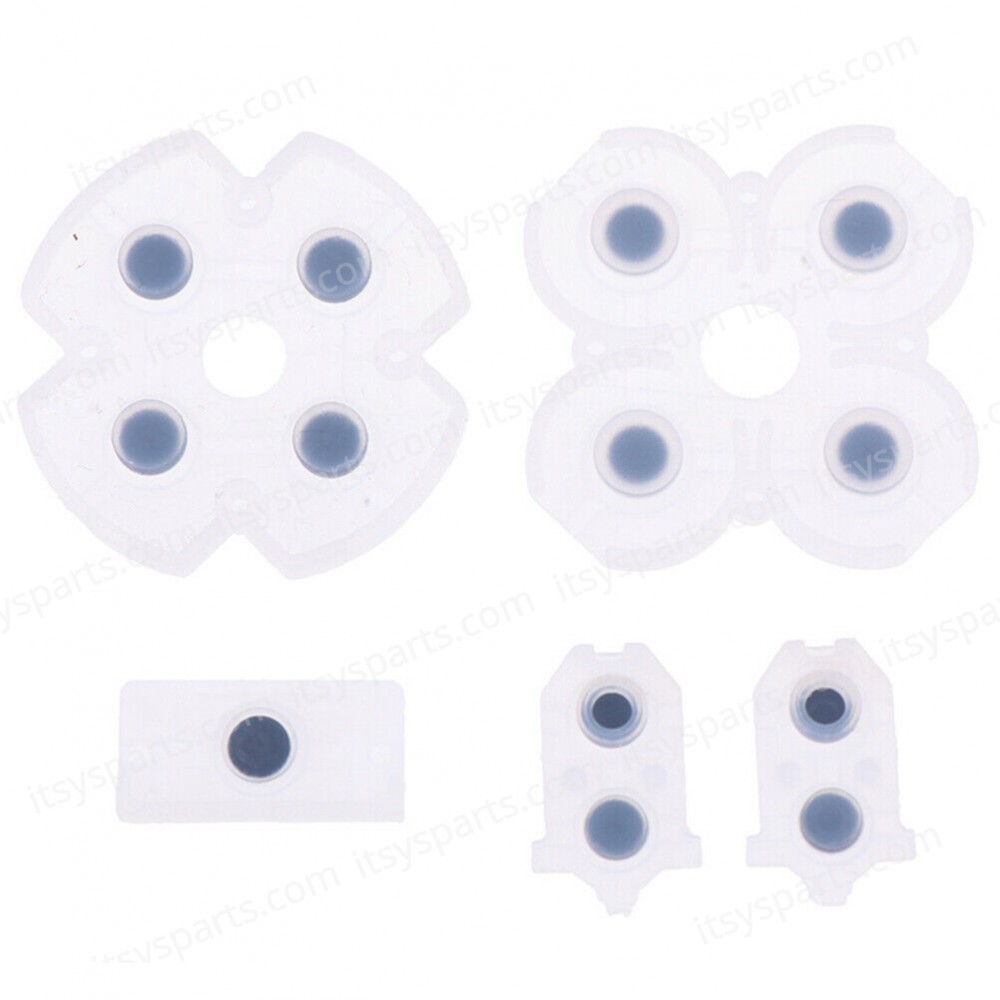 For PS4 Controller Rubber Silicone Silicone Silicone Conductive Adhesive Button Pads OEM (Ref.1-GAME005)