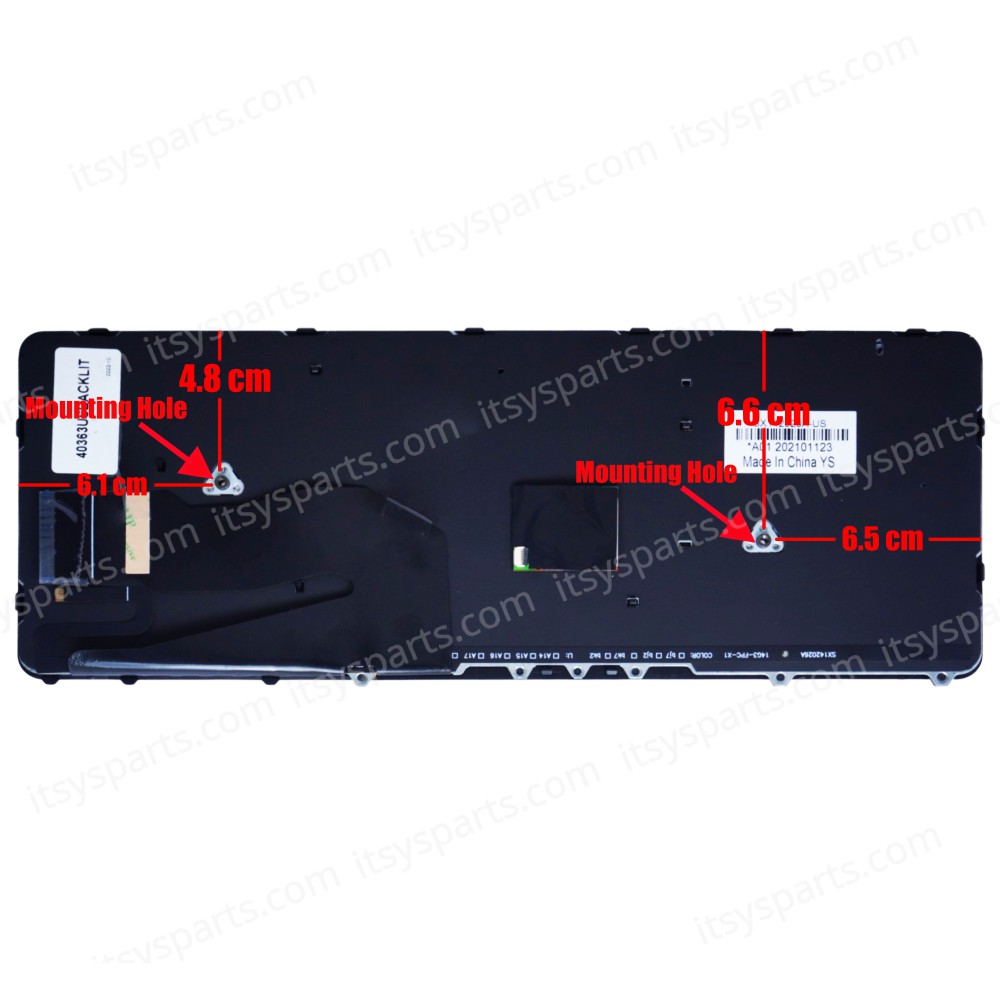 Keyboard Laptop Keyboard HP EliteBook 840 G1 G2 / 850 G1 G2 / HP ZBook 14 Laptop With Pointer HP EliteBook 740 G1 740 G2 745 G2 750 G1 750 G2 US with Backlit (Ref.40363USBACKLIT)