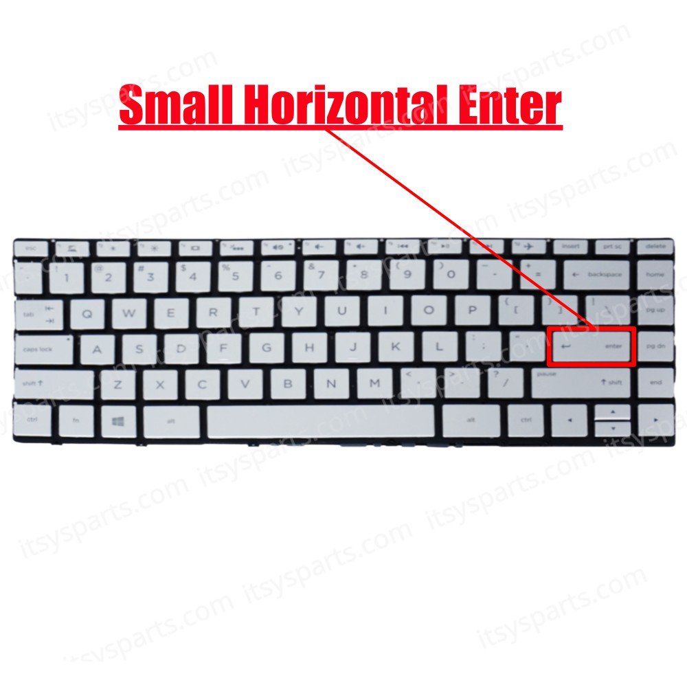 Laptop Keyboard for HP X360 13-AC 13-AG 13-AD 13-AH 13-AE 13-w000 13-w099 US backlit silver ( SKU.40659USSILBACKLIT )