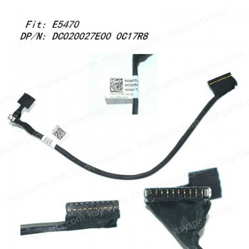 Battery Cable - Dell Latitude E5470 5470 Battery Cable Wire Line DC020027E00 0C17R8 GTSZ OEM (Ref. 1-BTC0005)
