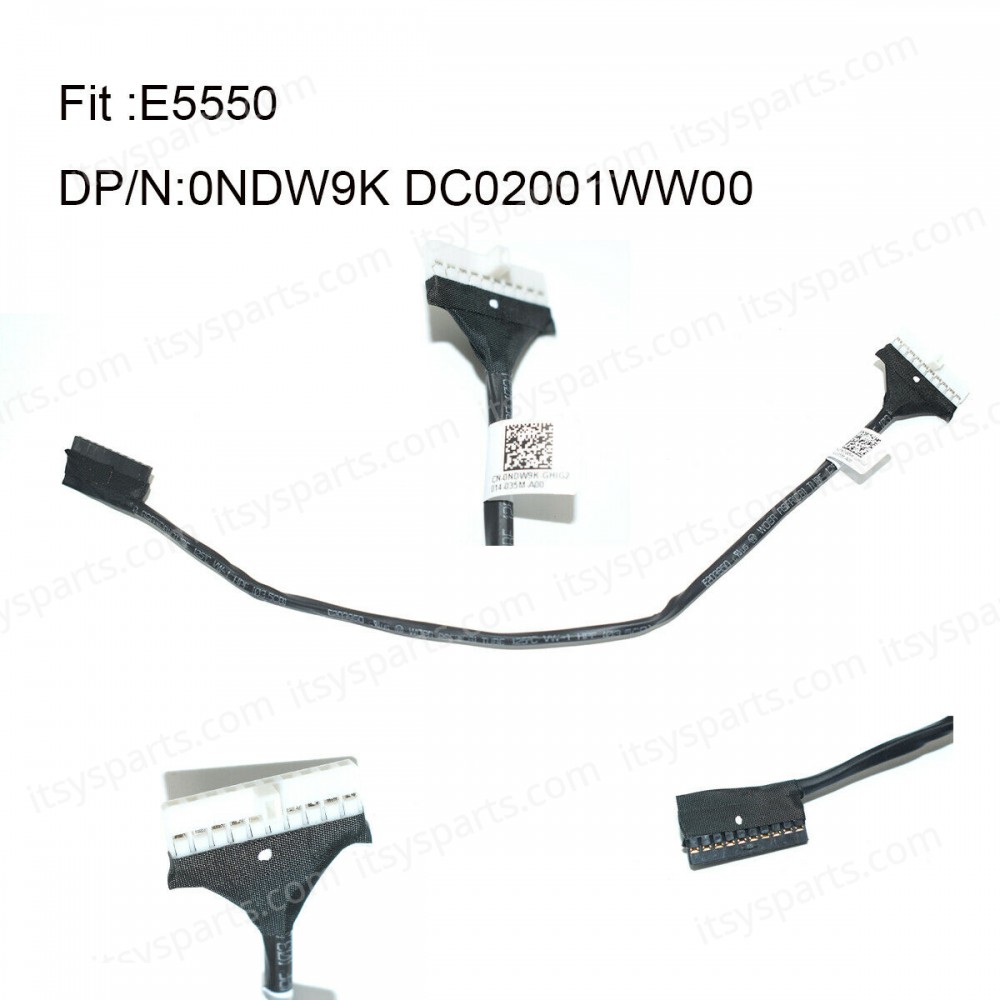 Battery Cable - Battery Cable For Dell Latitude E5550 E4550 ZAM80 DC02001WW00 NWD9K 0NWD9K OEM (Ref. 1-BTC0006)