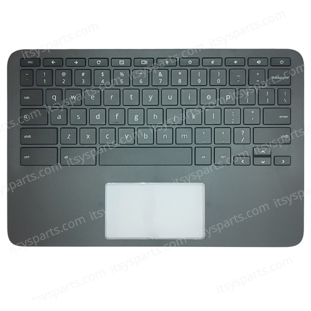Laptop Keyboard Palmrest for HP Chromebook 11 G8 11A G8 EE CB11AG8 L92832-A41 L92832-201 L92832-DB1 L92832-FL1 L92832-001 L92833-001 L92832-251 US Dark Gray ( SKU.40661USPALMREST )