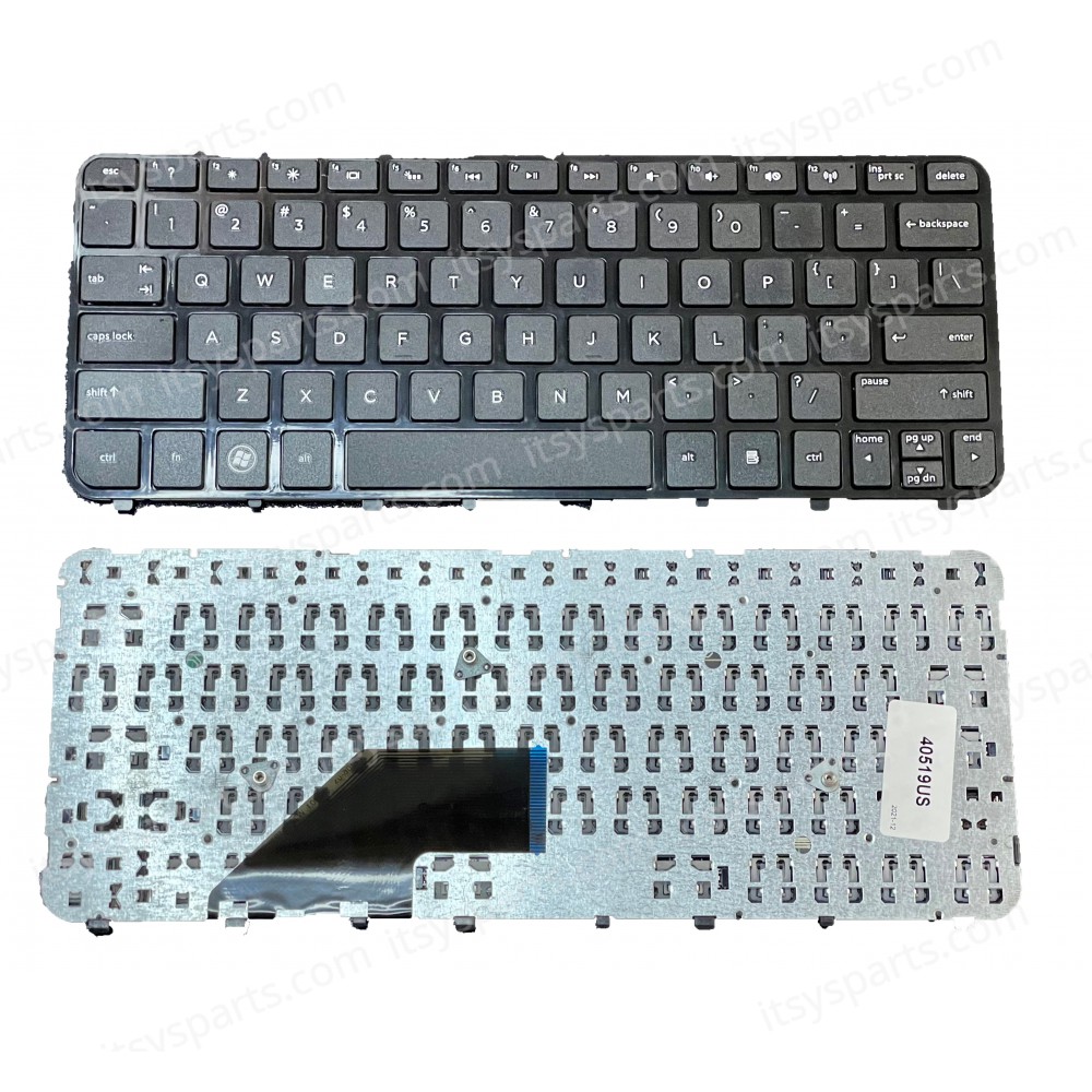 Keyboard Laptop Keyboard HP Folio 13 13-1000en 7J1570 673656-001 MP-11G13USJ698 PK130MW1A00 US LAYOUT OEM (Ref.40519US)