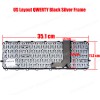 Keyboard Laptop Keyboard HP 15-J 15T-J 15Z-J 17-J 17-J100 17T-J 17Z-J 720245-001 M7-J V140626A 720242-001 6037B0082601 US SILVER (Ref. 40400USSILVER)