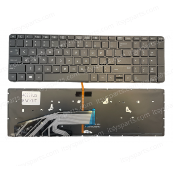 Keyboard - Keyboard Laptop HP ProBook 450 455 470 G3 450 455 470 G4 650 G2 G3 655 G2 US WITH BACKLIGHT OEM (Ref.40357USBACKLIT )