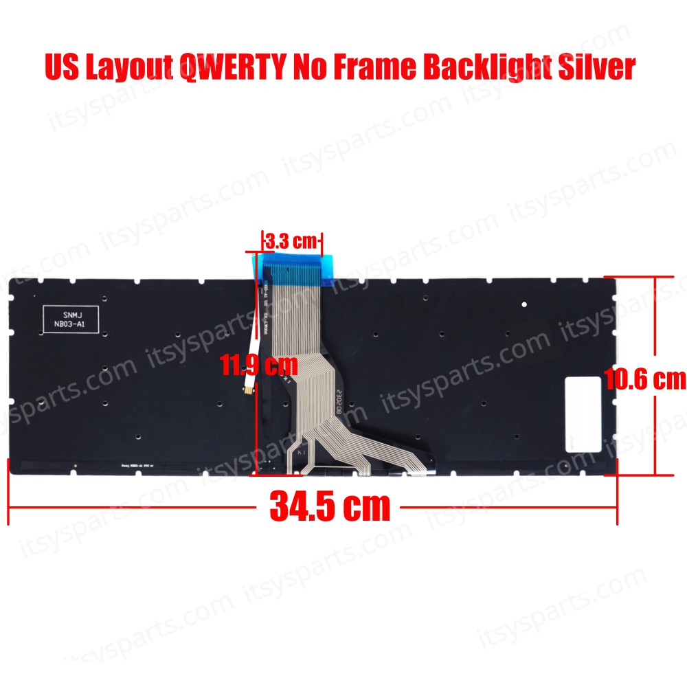Laptop Keyboard - Keyboard for HP Pavilion x360 15s-eq0000 15s-eq1000 15s-fq0000 15s-fq1000 15-er0000nv 15-ER0000 15-CC Series OEM (Ref.40478USNFRSILVERBL)