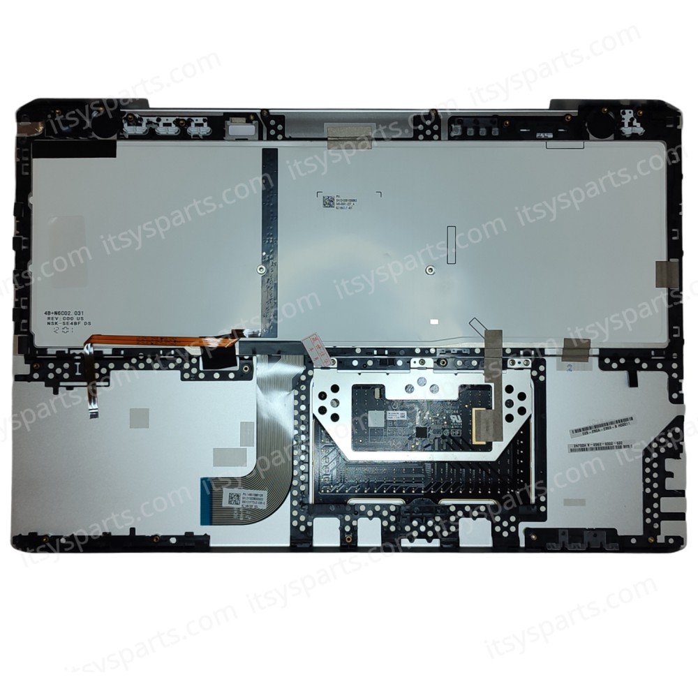 Keyboard Laptop - Keyboard for Sony Vaio SVS15 SV-S15 SVS151 SVS151A11L SVS151G1GL SVS1512 SVS1513 15 Inches Palmrest/TouchPad US Backlit Silver Keyboard Frame Upper Case Cover OEM (Ref. 40662USPALMREST)