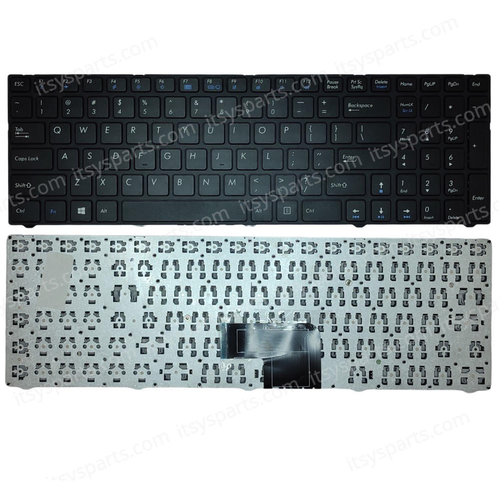 Laptop Keyboard - Keyboard for Medion AKOYA E7223 MD98457 MD98458 MD98459 MD98461 MD98462 MD98609 MD98616 MD98852 MD98853 MD98856 MD99005 MD98465 MD98466 MD98467 0KN0-CN1UI11 OEM (Ref. 40664US)