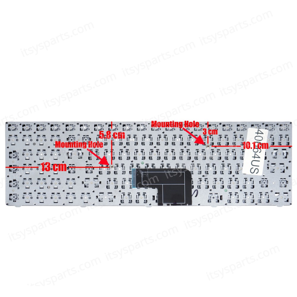 Laptop Keyboard - Keyboard for Medion AKOYA E7223 MD98457 MD98458 MD98459 MD98461 MD98462 MD98609 MD98616 MD98852 MD98853 MD98856 MD99005 MD98465 MD98466 MD98467 0KN0-CN1UI11 OEM (Ref. 40664US)