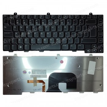 Laptop Keyboard for DELL Alienware M11X M14x R1 R2 M18x M17X R3 R4 M15X M23FN 0M23FN CN-0Y4PY7 NSK-AKW08 PK130ML1B12 (SKU. 40668UKBACKLIT)