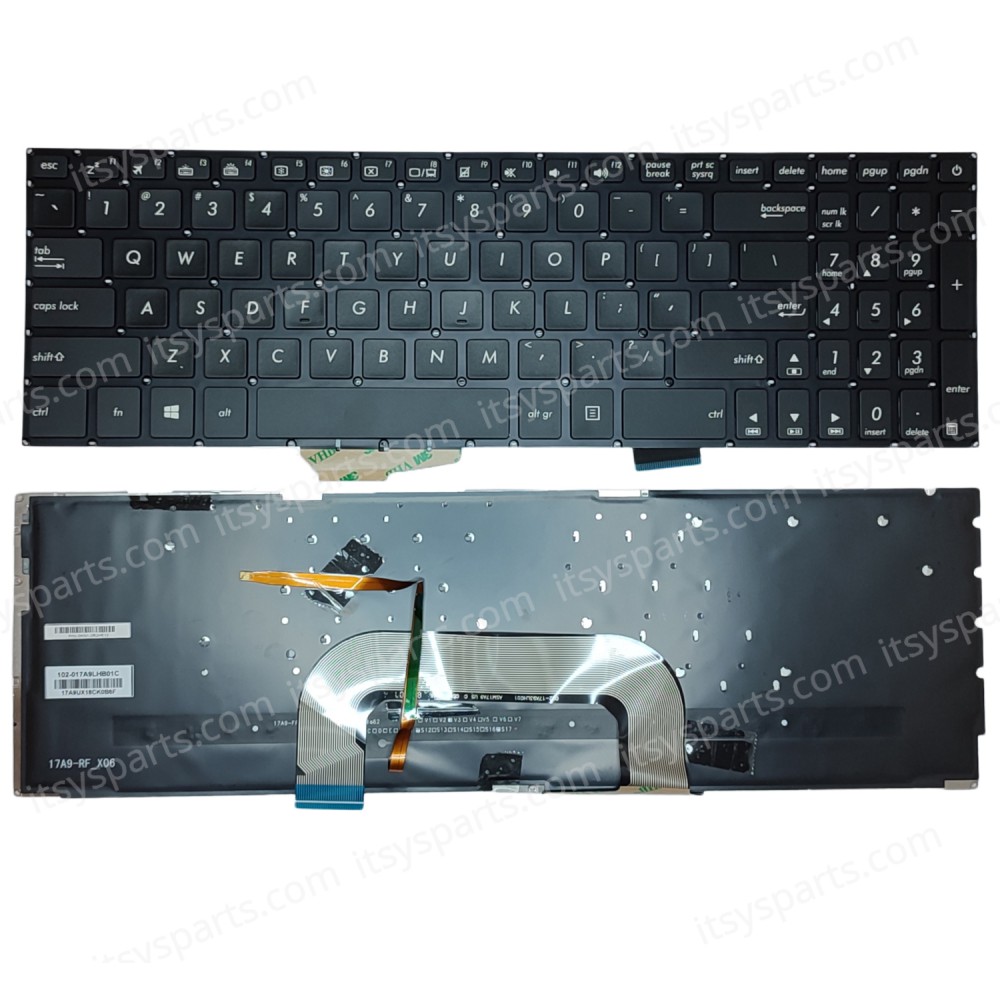 Laptop Keyboard for Asus N705U N705UN N705UD N705UV N705UQ N705FD N705UF backlit (SKU.40648USBACKLIT)