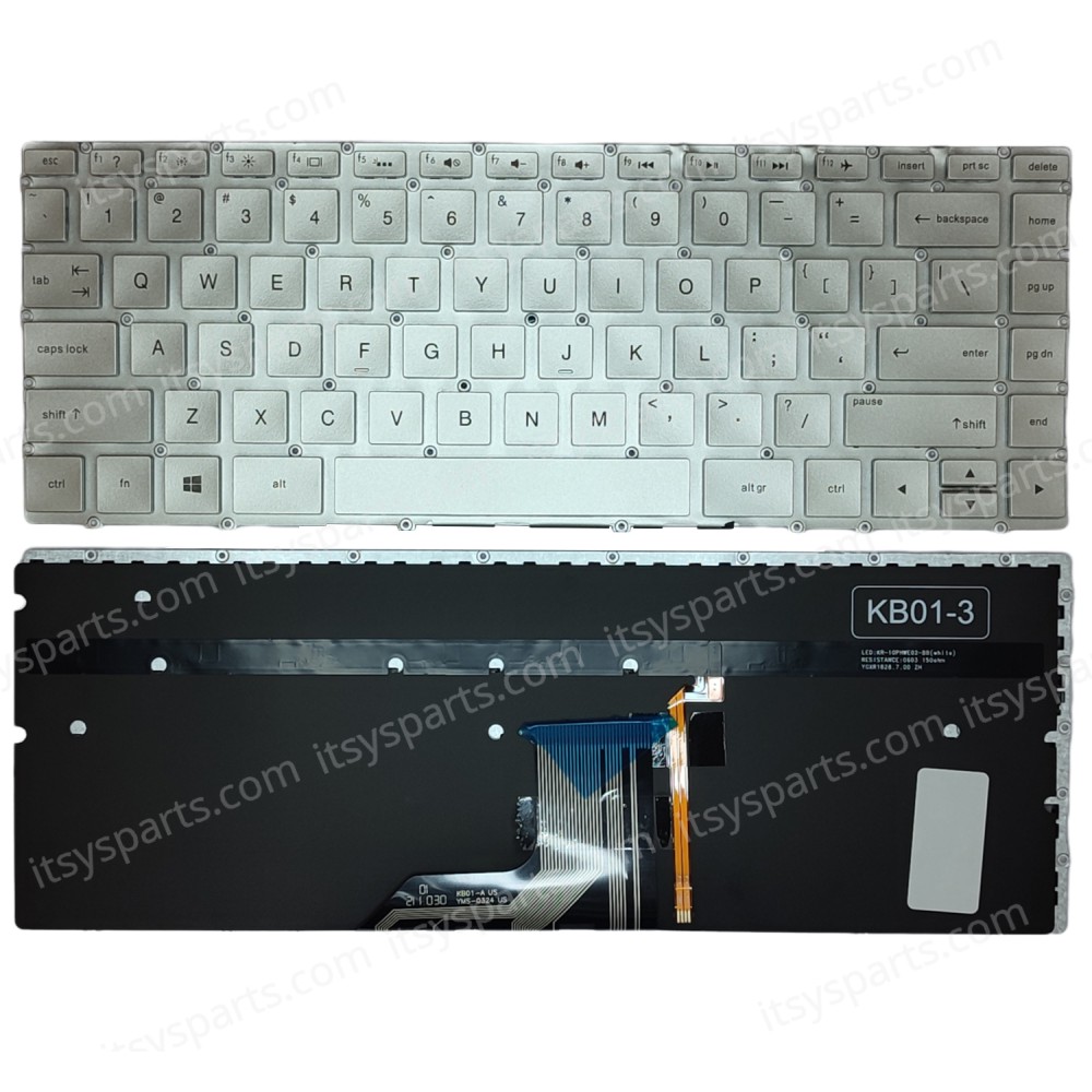 Laptop Keyboard for HP Spectre X360 13-w000nv 13-w001nv ( SKU.40659USSILBACKLIT )