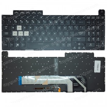 Laptop Keyboard for ASUS TUF Games F15 FA506IU FX506LI FX506LH FX506 TUF F17 FX706LI FA706 A15 FA506 series AEBKXU00010 0KNR0-661VUS00 V191346AS1 (SKU. 40676USBL)