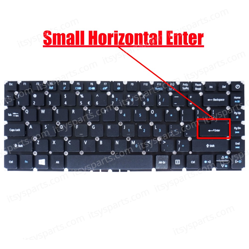 Laptop Keyboard for Acer Aspire E5-422 E5-422G E5-432 E5-432G E5-452 E5-452G E5-473 NKI1513031 NK114130B3 6B.G8PN2.001 71109F47K201 US No Frame Black ( SKU.40435US )