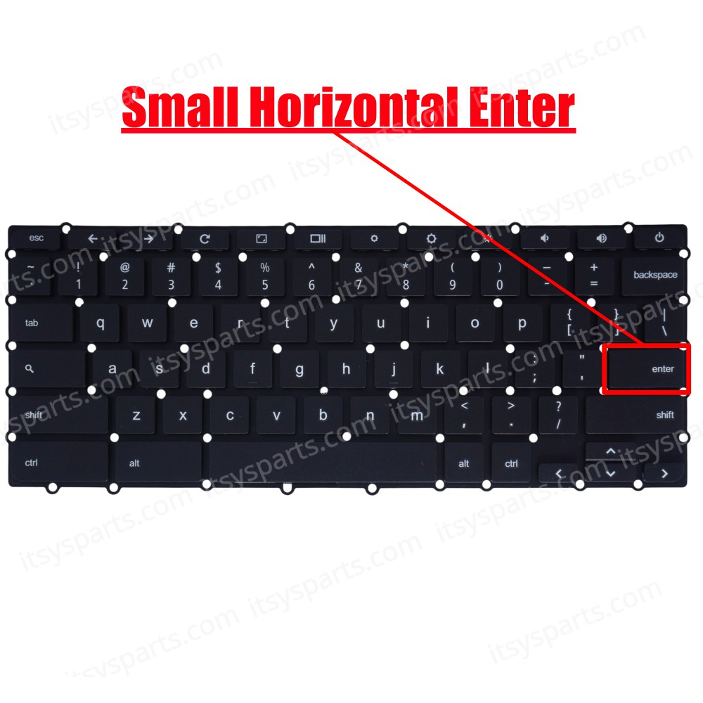 Laptop Keyboard for Acer Chromebook 15 C910 CB3-431 CB3-531 CB3-532 CB5-571 NSK-G3SQ 60.MULN7.020 6B.GU7N5.002 6B.GC2N5.014 6B.GJEN5.014 6B.GJEN5.009 US No Frame Βlack ( SKU.40679US )