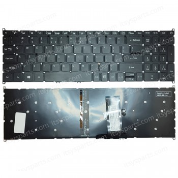 Laptop Keyboard - Keyboard for Acer Aspire 7 A715-75G A715-75G-71RD A715-75G-7774 A715-75G-70EV (Ref. 40680USBL)