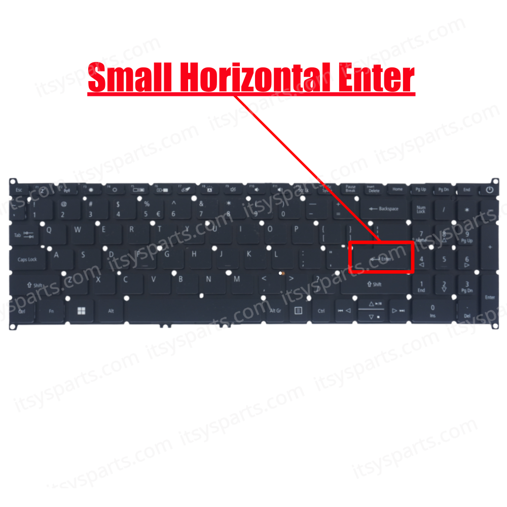 Laptop Keyboard - Keyboard for Acer Aspire 7 A715-75G A715-75G-71RD A715-75G-7774 A715-75G-70EV (Ref. 40680USBL)