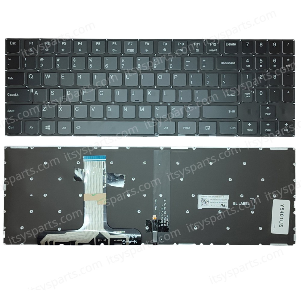 Laptop Keyboard for Lenovo Legion Y540-15IRH 81SX 81SY 81RJ Y540-17IRH 81T3 81Q4 Y540-15IRH-PG0 Y540-17IRH-PG0 5CB0U42948 US No Frame Backlight Black ( SKU.40476USBLACK )