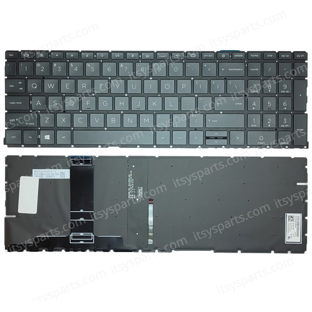 Laptop Keyboard for HP ProBook 450 G8 455 G8 650 G8 M21742-001 M21740-001 SN6195BL1 SG-A4320-XUA with Backlit (SKU. 40682USBL)