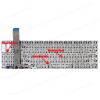 Laptop Keyboard - Keyboard for ASUS X570 X570U X570UD X570Z X570ZD X570D X570DD OEM (Ref. 40685USNOFR)