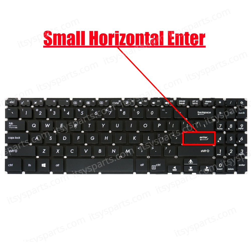 Laptop Keyboard for ASUS X560 X560U X560UD YX560 Y560UD 5102PO00 90NB0IP1-R32US0 OEM (SKU. 40686USNOFR)