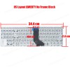Laptop Keyboard for Acer Extensa 2511 EX251 EX2511G EX2520 EX2520G EX2540 EX2511-566J EX2511-53RJ NX.EF6EG.009 NX.EF7EC.008 NX.EF7EC.001 US No Frame Black ( SKU.40688US )