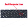 Laptop Keyboard for Acer Extensa 2511 EX251 EX2511G EX2520 EX2520G EX2540 EX2511-566J EX2511-53RJ NX.EF6EG.009 NX.EF7EC.008 NX.EF7EC.001 US No Frame Black ( SKU.40688US )