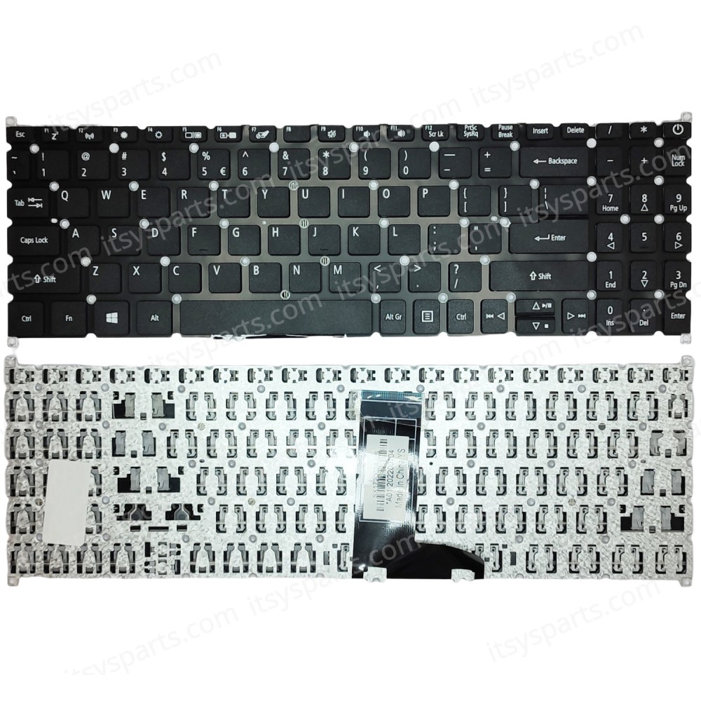 Laptop Keyboard - Keyboard for Acer Extensa 15 EX215-51 EX215-51G EX215-52 EX215-52G SX172002A-US OEM (SKU. 40690US)