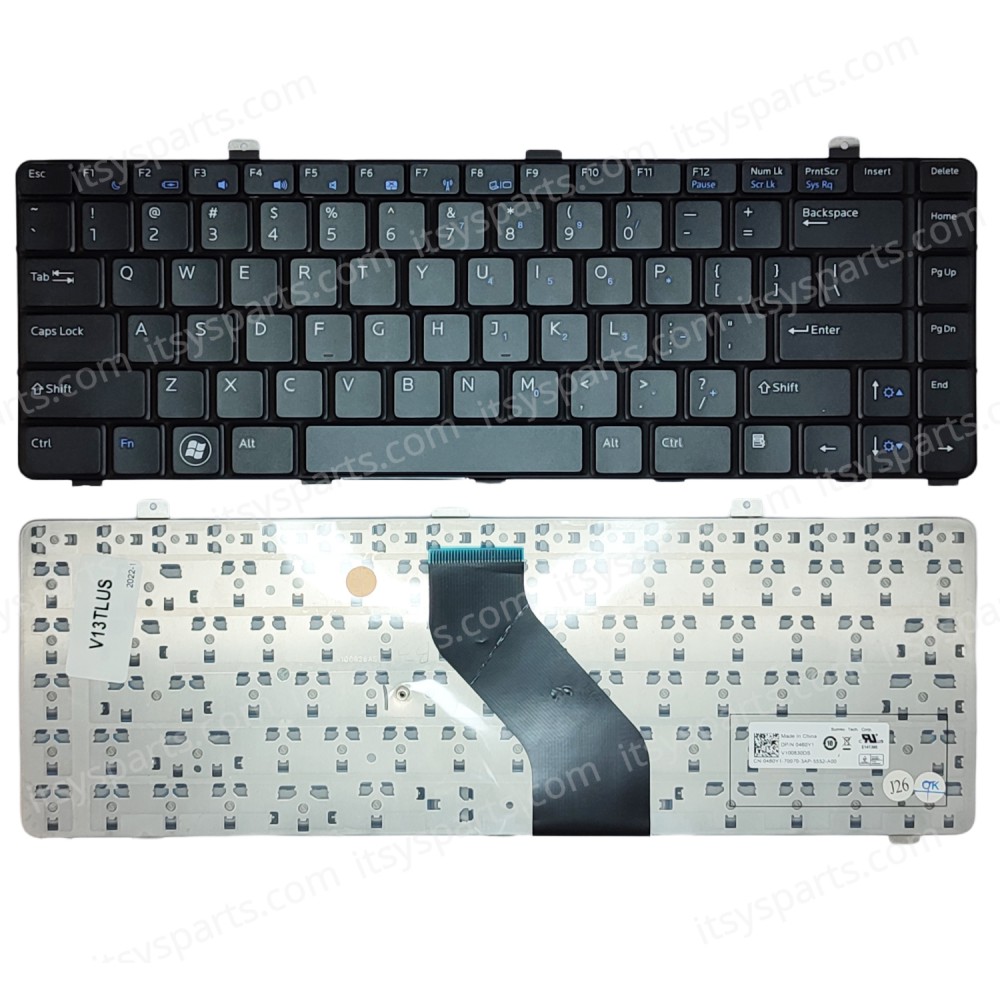Laptop Keyboard for Dell Vostro V13 V130 V13Z Latitude 13 0460Y1 460Y1 Black ( SKU.40591US )