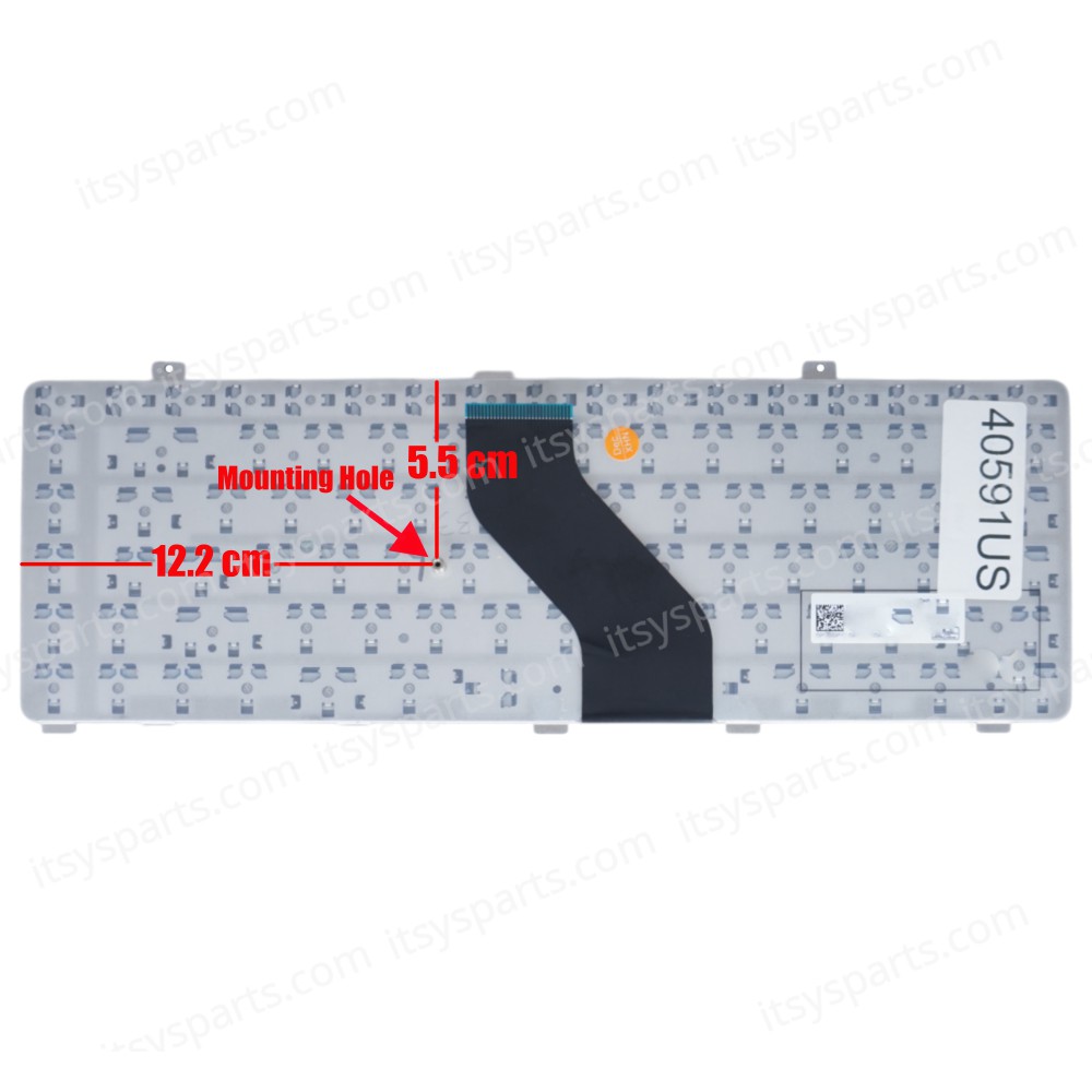 Laptop Keyboard for Dell Vostro V13 V130 V13Z Latitude 13 0460Y1 460Y1 Black ( SKU.40591US )