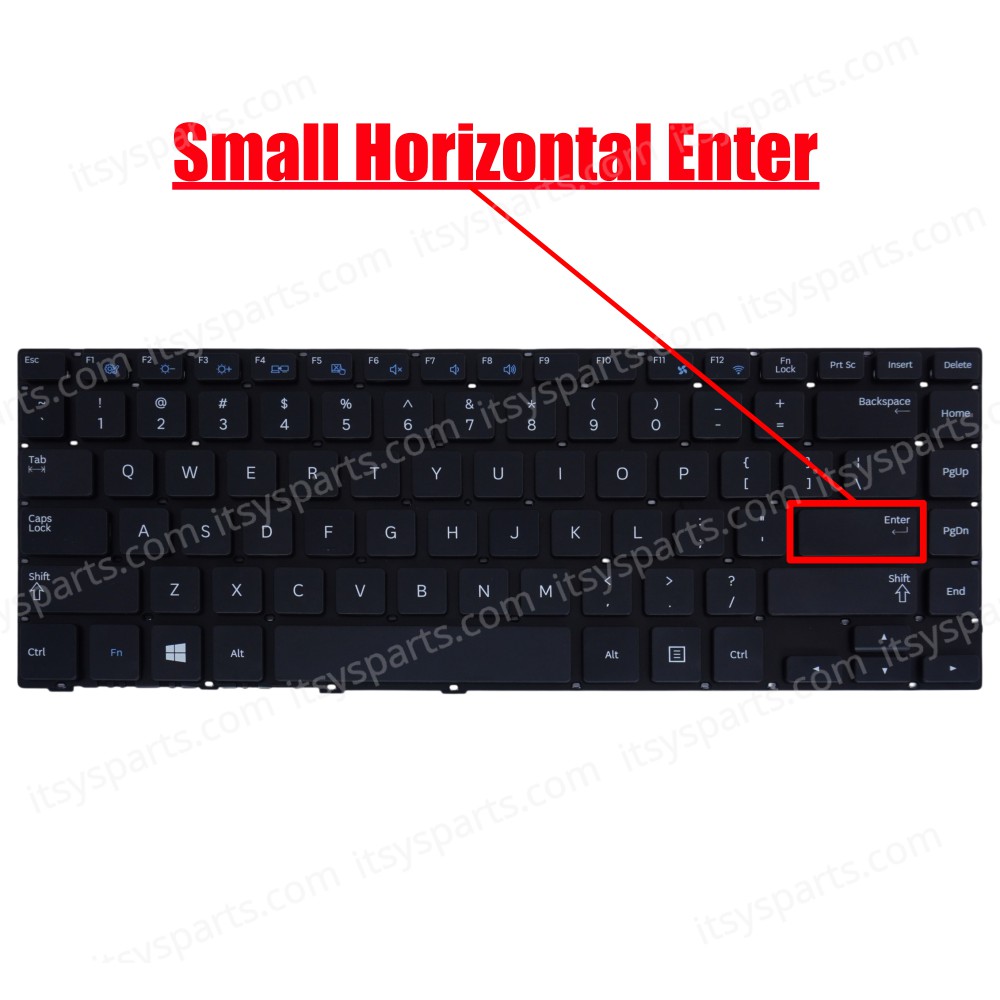 Laptop Keyboard Greek - Keyboard for Samsung NP370R4E 370R4E NP370R4E NP450R4E NP455R5J NP450R4V NP470R4E NP275E4V NP450R4Q NP455R4J NP530U4E US BLACK OEM (Ref.40262US)