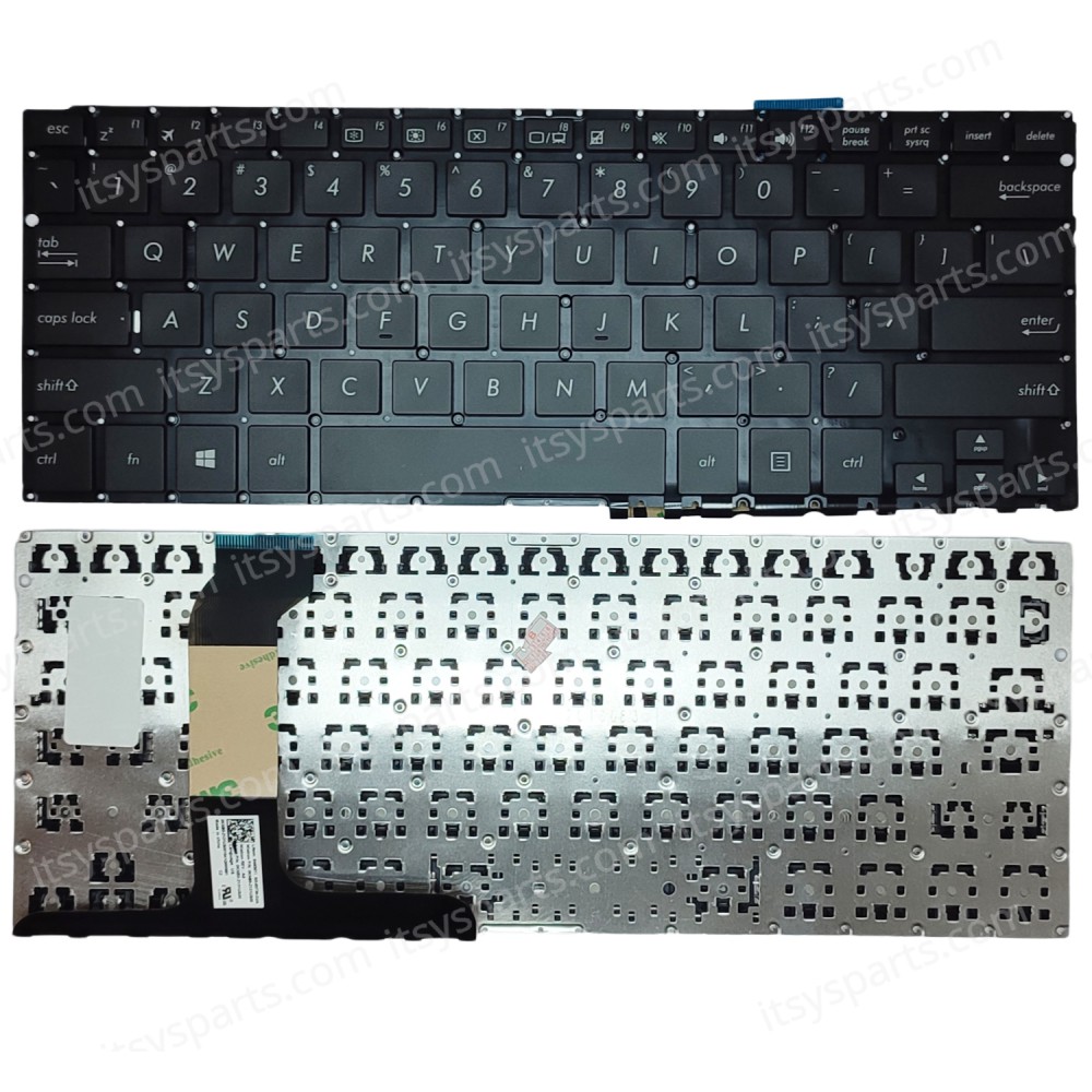 Laptop Keyboard - Keyboard for Asus ZenBook UX360CA UX360UA 0KNB0-2129US00 0KNB0-2131US00 OEM (Ref. 40639US)