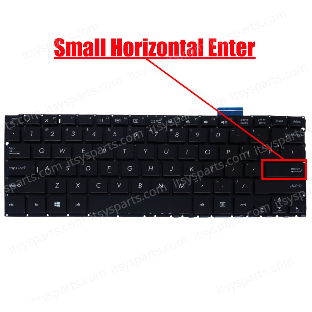Laptop Keyboard - Keyboard for Asus ZenBook UX360CA UX360UA 0KNB0-2129US00 0KNB0-2131US00 OEM (Ref. 40639US)