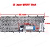 Laptop Keyboard HP Envy 4, 4-1000, 6 envy 6-1000 Envy 6-1000 Envy 6-1100 envy 6-1200 Series V135002AS2 PK130T52A00 698679-001 686836-001 (Ref.40206US)