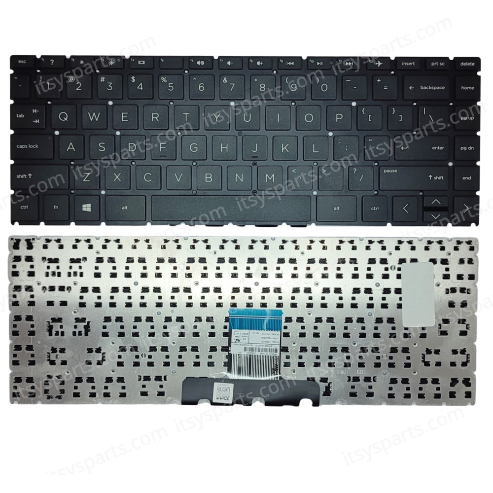Keyboard Laptop - Keyboard for HP Pavilion X360 14-CD 14-CD 14m-CD 14t-CD 14-CE 14-CF 14-CM 14-CK 14-DK Series L15600-001 6037B0145701 SP 852-44891-00C SN8171 (Ref. 40615US)