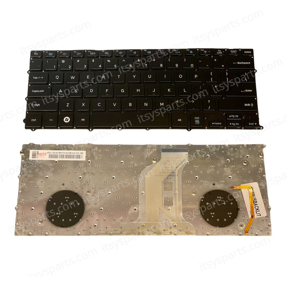 Keyboard Laptop Keyboard Samsung NP900X4B NP900X4C NP900X4D BA59-03463A US BACKLIT VERSION BLACK KEYBOARD(Ref.40188USBACKLIT)
