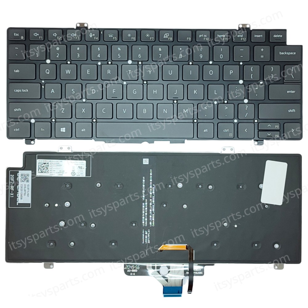 Laptop Keyboard for DELL Latitude 5420 7420 7520 CW3R5 0CW3R5 0G7FK7 PK1330S1B15 NSK-QXABC 0U 0KHHRV PK1330S1B20 (SKU. 40702USBL)