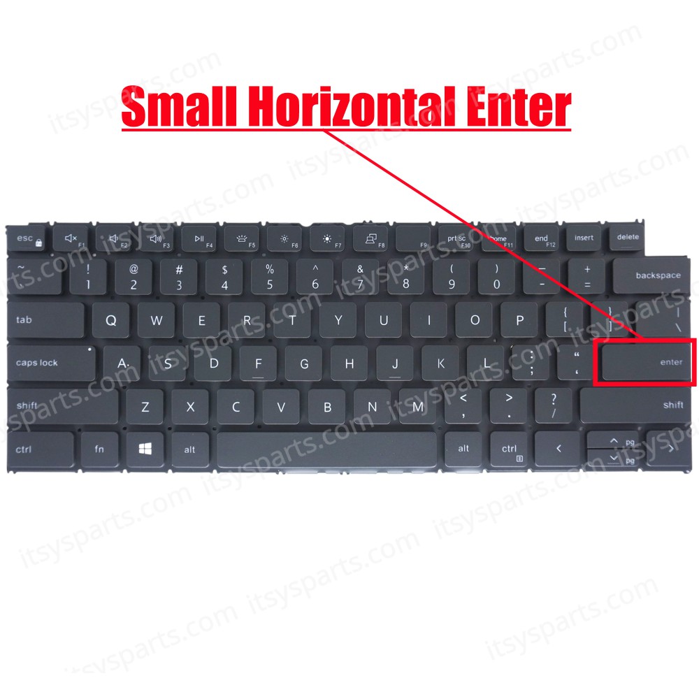 Laptop Keyboard για Dell Inspiron 13 5310 14 Pro 5410 5415 5418 PK7DT 0PK7DT US No Frame Backlight Black ( SKU. 41022USBL )