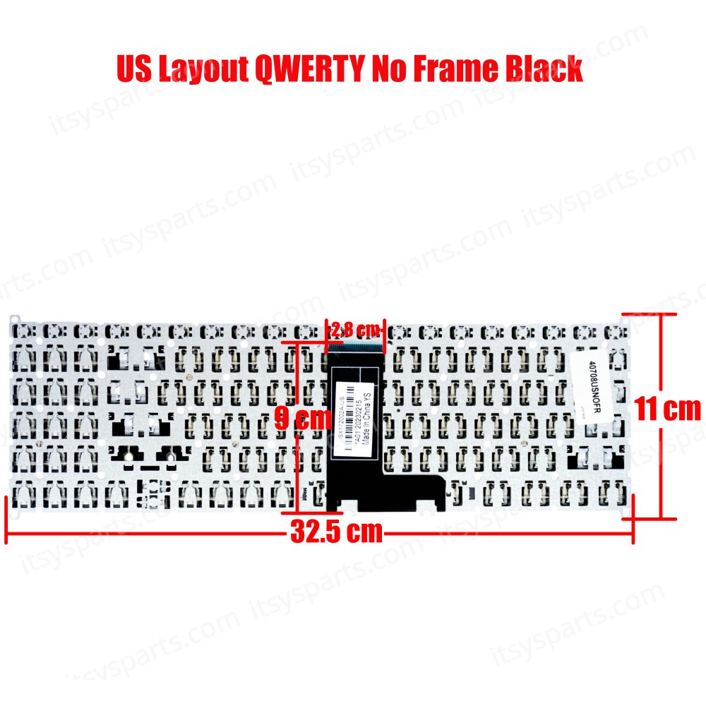 Keyboard Laptop - Keyboard for ACER SWIFT SF315-51 SF315-52 SF315-41 a315-42 a315-42g a315-54 a315-54k BLACK ACN16P6-US 00216P63LHB01 PK 132CE1B00 AEZAAR00010 OKN1-231UI22 HQ21012159007 NKI15130F2 OEM (Ref. 40708USNOFR)