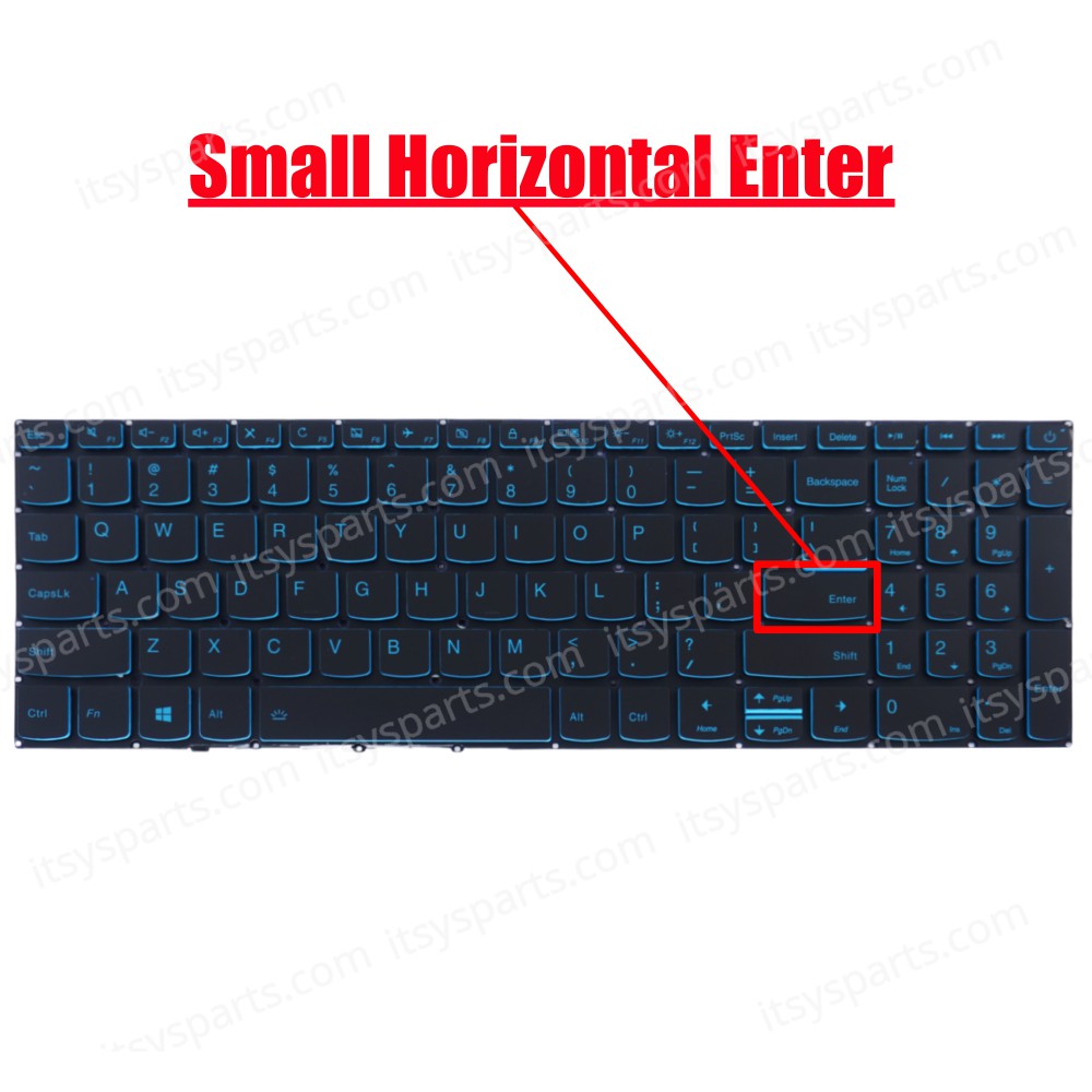 Laptop Keyboard - Keyboard for LENOVO Ideapad L340-15IRH Gaming series BLUE backlit AP1B4000100 OEM (Ref. 40486USBLUEBL)