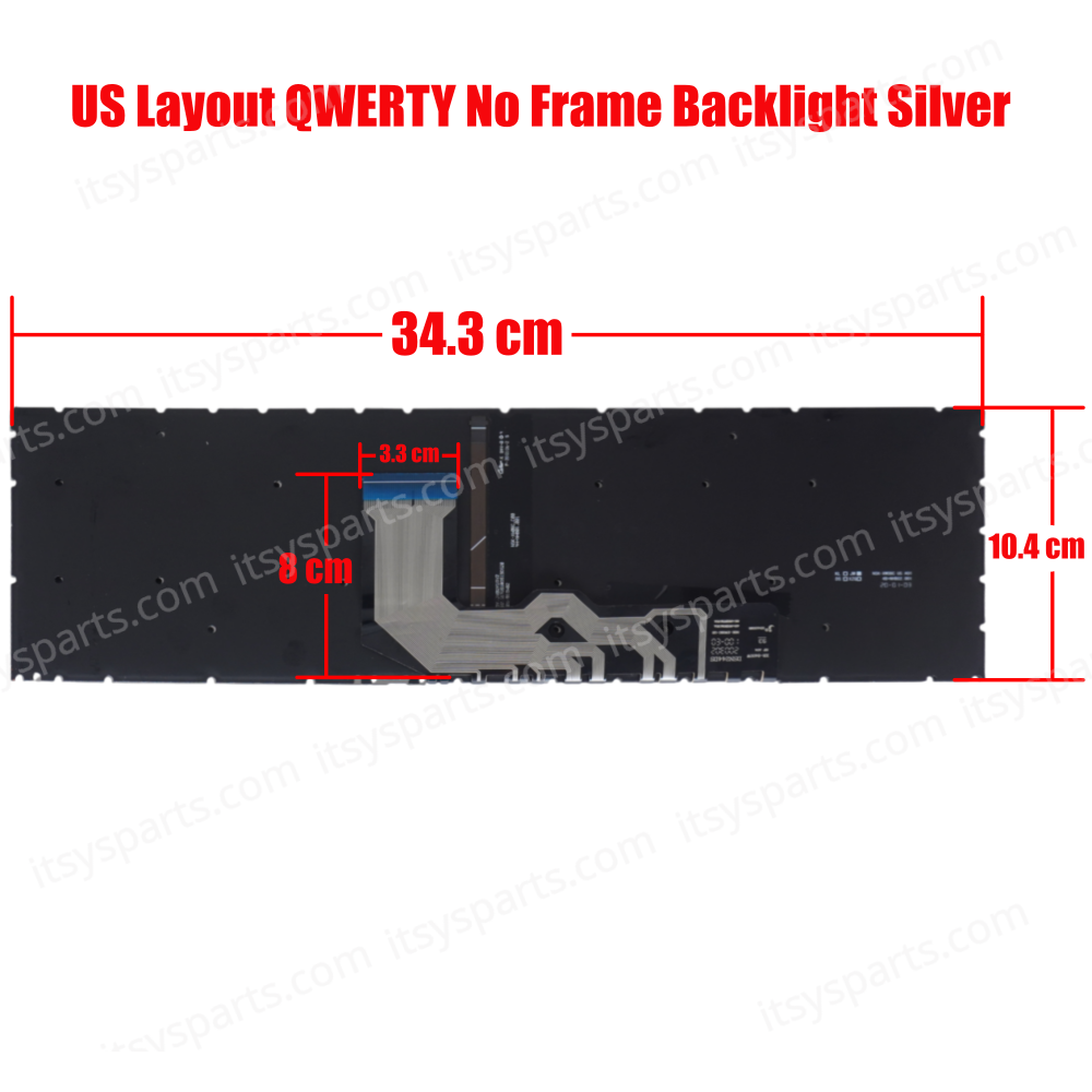 Laptop Keyboard - Keyboard for HP Envy x360 15M-ED 15M-ED0013DX 15M-ED0023DX 15M-EE 15M-EE0013 9z.nhbbc.10e 9Z.NHBBC.101 NSK-XW1BC PK132UR1A00 (Ref. 40714USSILBL)