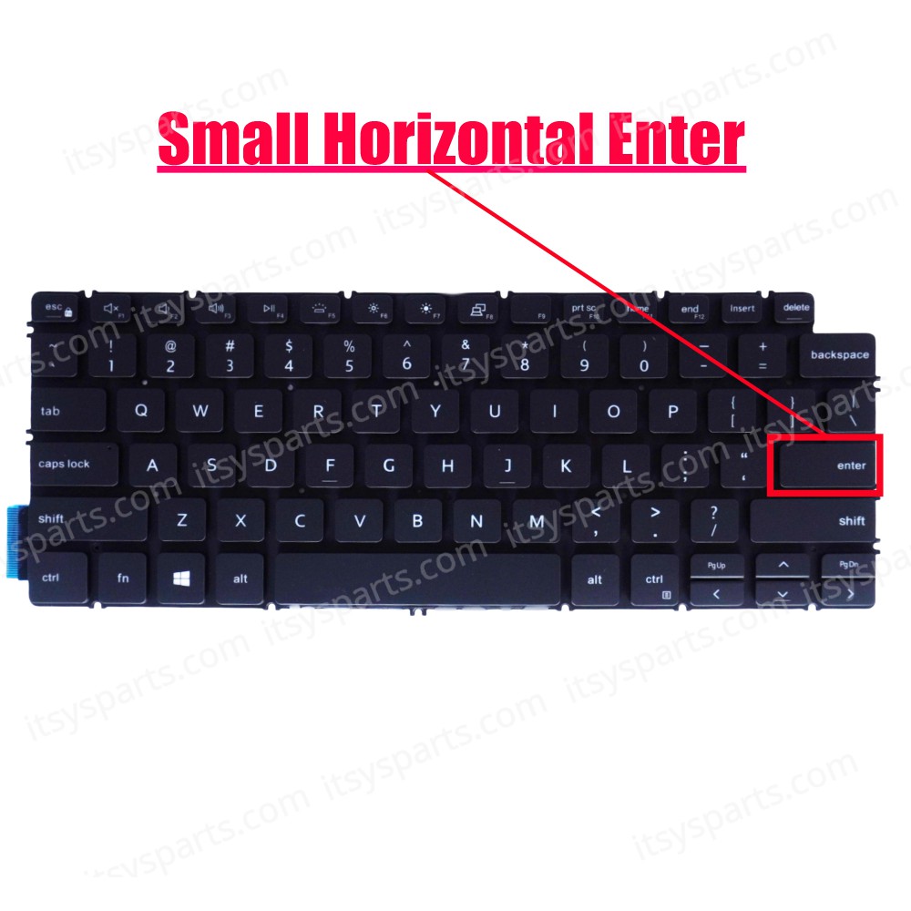 Laptop Keyboard for DELL Inspiron 7400 series 7490 7390 7391 5390 Latitude 3301 Vostro 5490 0M0H4C M0H4C (SKU. 40720USBL)