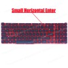Laptop Keyboard for Acer Nitro 5 AN517-51 AN517-52 AN515-4 AN515-42 AN515-51AN515-52 AN515-5 AN517-52-728Z3 US No Frame Backlight Red ( SKU.40721USBL )