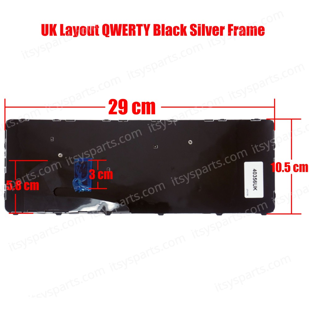 Keyboard - Keyboard Laptop HP EliteBook 840 G3 745 G3 745 G4 840 G4 836307-151 836307-151 819877-001 NSK-CYBV 9Z.NCHBV 201 6037B01113201 819876-151 9Z.NCHPV.30L (Ref.40356UK)