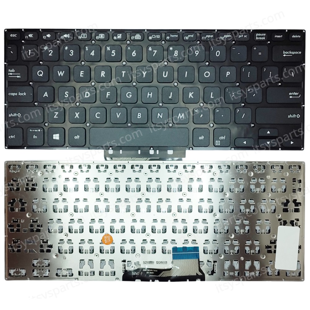 Laptop Keyboard - Keyboard for ASUS vivobook flip TP412 TP412U UA TP412F TP412FA-XB56T HQ21011621000 ASM18A66LA-H18 ASM18A6 OEM (Ref. 40723USNOFR)