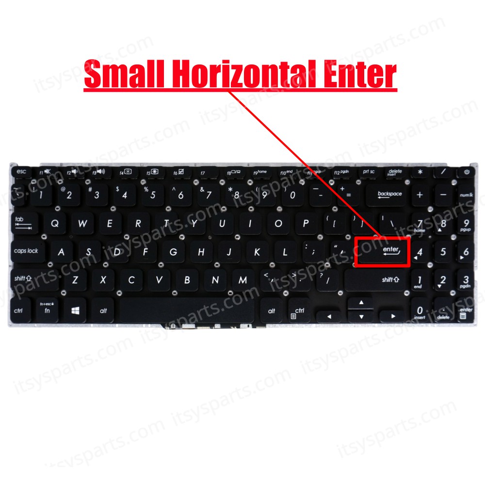 Laptop Keyboard for ASUS VivoBook 15 X512DA-EJ121T X512FJ X512DK X512FL X512FB X512DA X512FA X512JP X512UB X512UF X512UA X512JA X512JF OEM (SKU. 40713US)