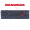 Laptop Keyboard Dell G3 3579 3779 3590 G5 5587 5590 G7 7588 7590 7790 Series Game Laptop with Red Frame US Layout 0M9DMK NSK-EC0BC PK131Q12B01 OEM(Ref.40380USBLRED)